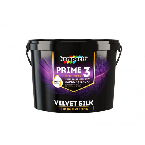 

Краска интерьерная Prime 3 Kompozit гипоаллергенная База C