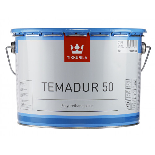 

Краска акрилоуретановая 2К А Темадур 50 Tikkurila Temadur 50 белая TAL