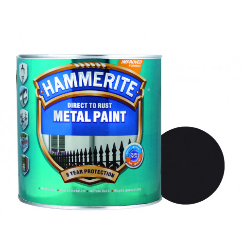 

Краска антикоррозийная Hammerite сатин Черная полуматовая
