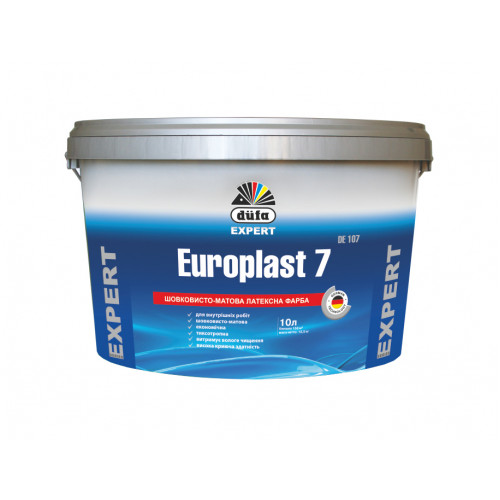 

Шелковисто-матовая латексная краска для внутренних работ Europlast 7 DE 107 Dufa