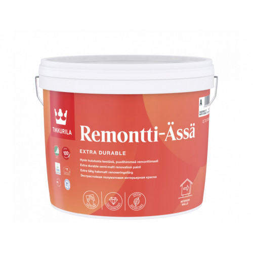 

Краска латексная полуматовая Ремонтти-Ясся Remontti Assa Tikkurila