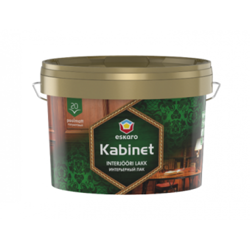 

Лак полуматовый светостойкий для стен Eskaro Kabinet 20