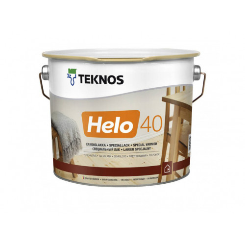 

Уретано-алкидный лак для дерева Teknos Helo 40 полуглянцевый