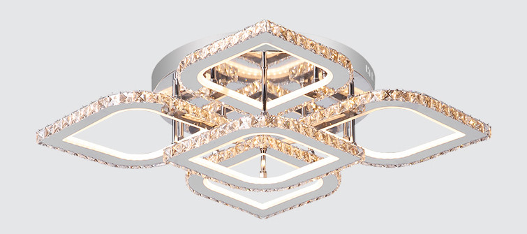 

Светодиодная хрустальная люстра SVLIGHT LED 2899/5 240W 3000-6000K+пульт