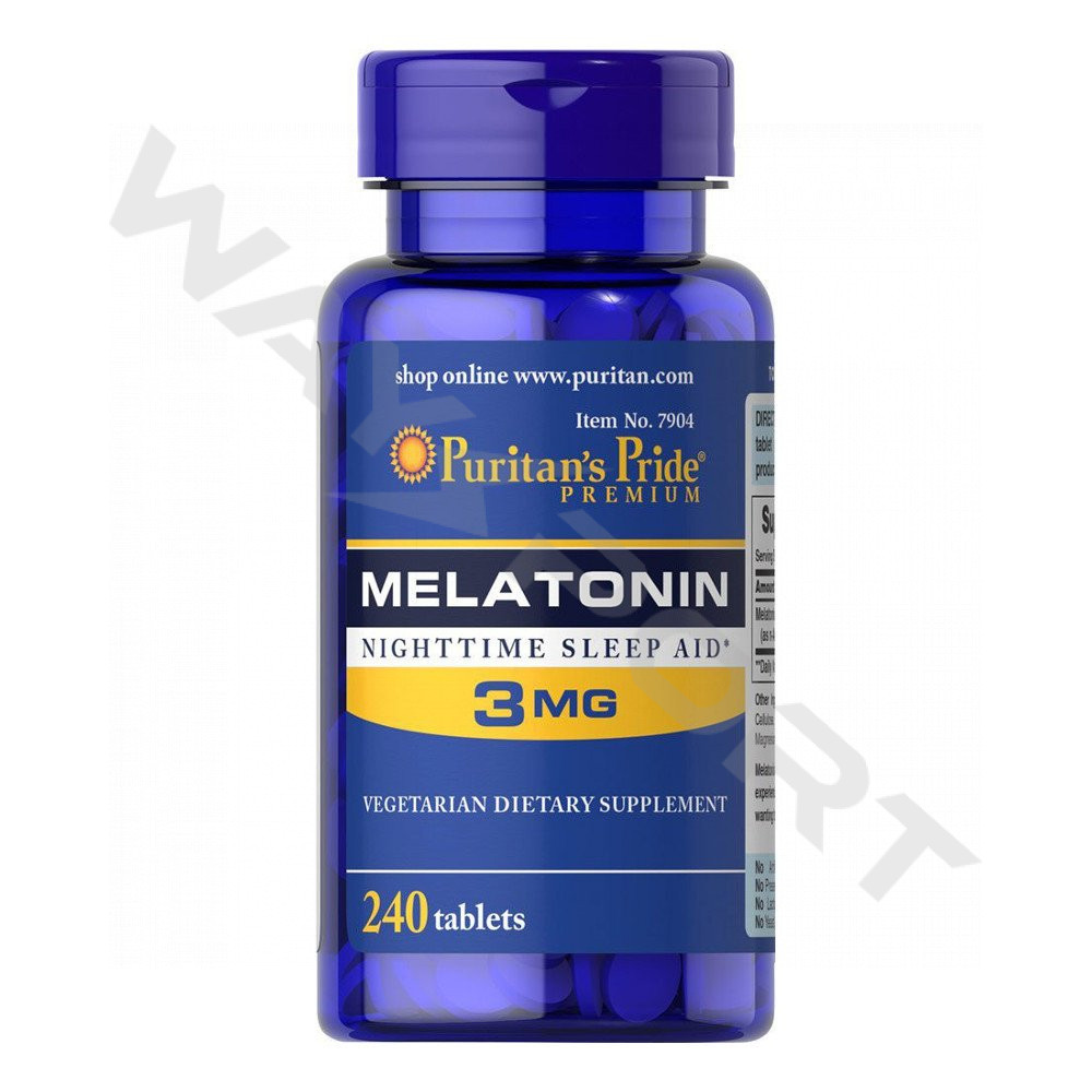 

Puritan’s Pride Melatonin 3 mg (240 табл)