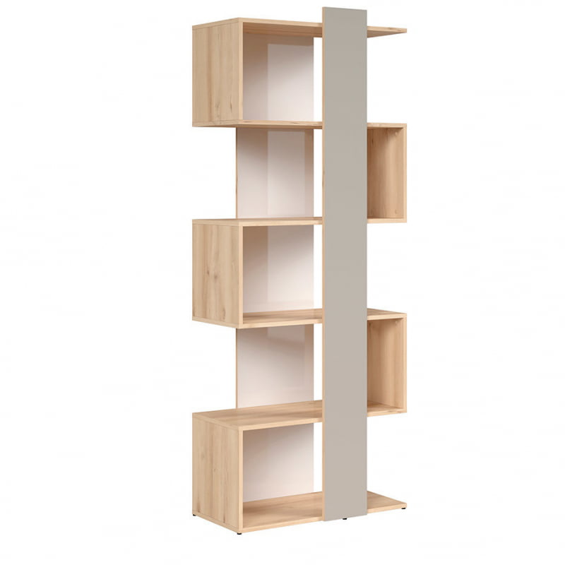 

Стеллаж слева Namek Black Red White 75x191x38.5 (NAMEK_REG/20/8L) 007626