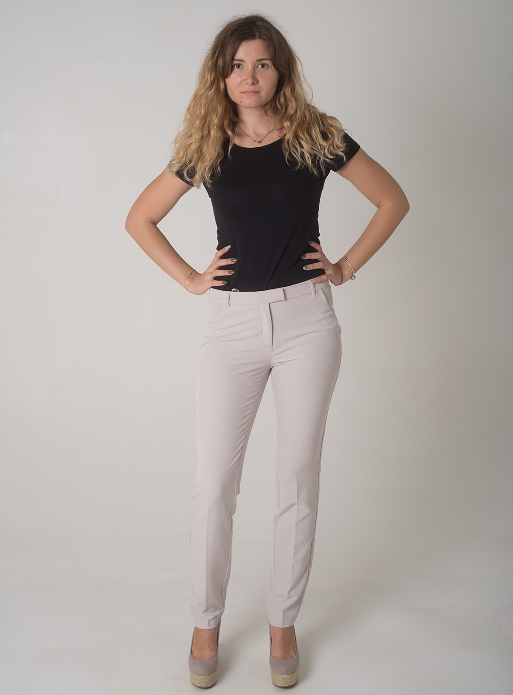 

Брюки Comma 81508734397 34 с.сірий