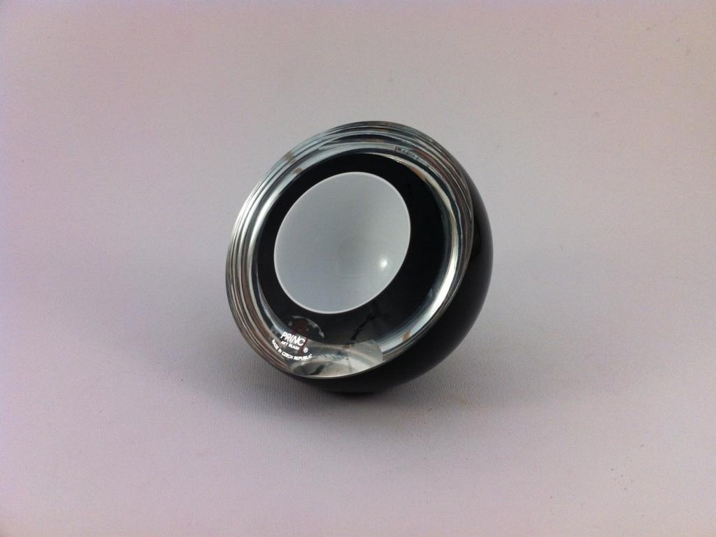 

Конфетница 9 см Princ стекло Черно белая 26837/09/ССТ