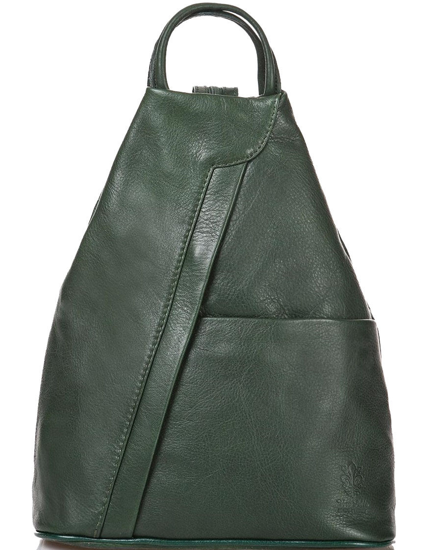 

Кожаная сумка-рюкзак Italian bags DB6925 green