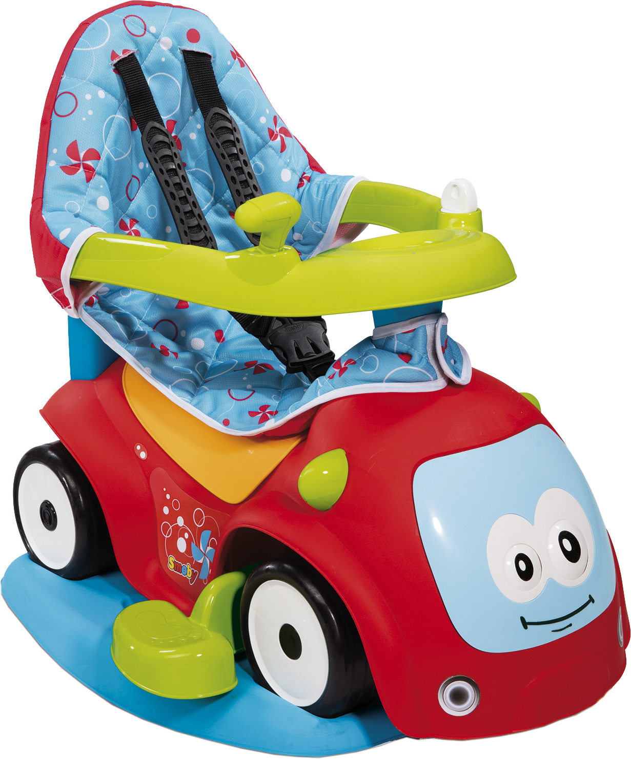 

Машина для катания детская Smoby Toys Маестро комфорт 4 в 1 с функцией качели Красная (720400) (3032167204004)