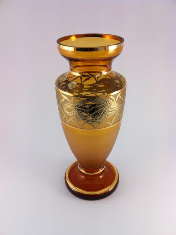 

Ваза 30.5 см. Egermann стекло Янтарь 17409