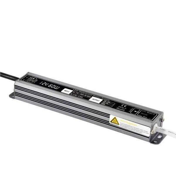 

Блок питания импульсный PROLUM Slim 60W 12V (IP67, 5А) Series "WPS"