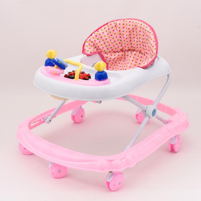 

Детские ходунки с игровой панелью Розовый ( B-00495)