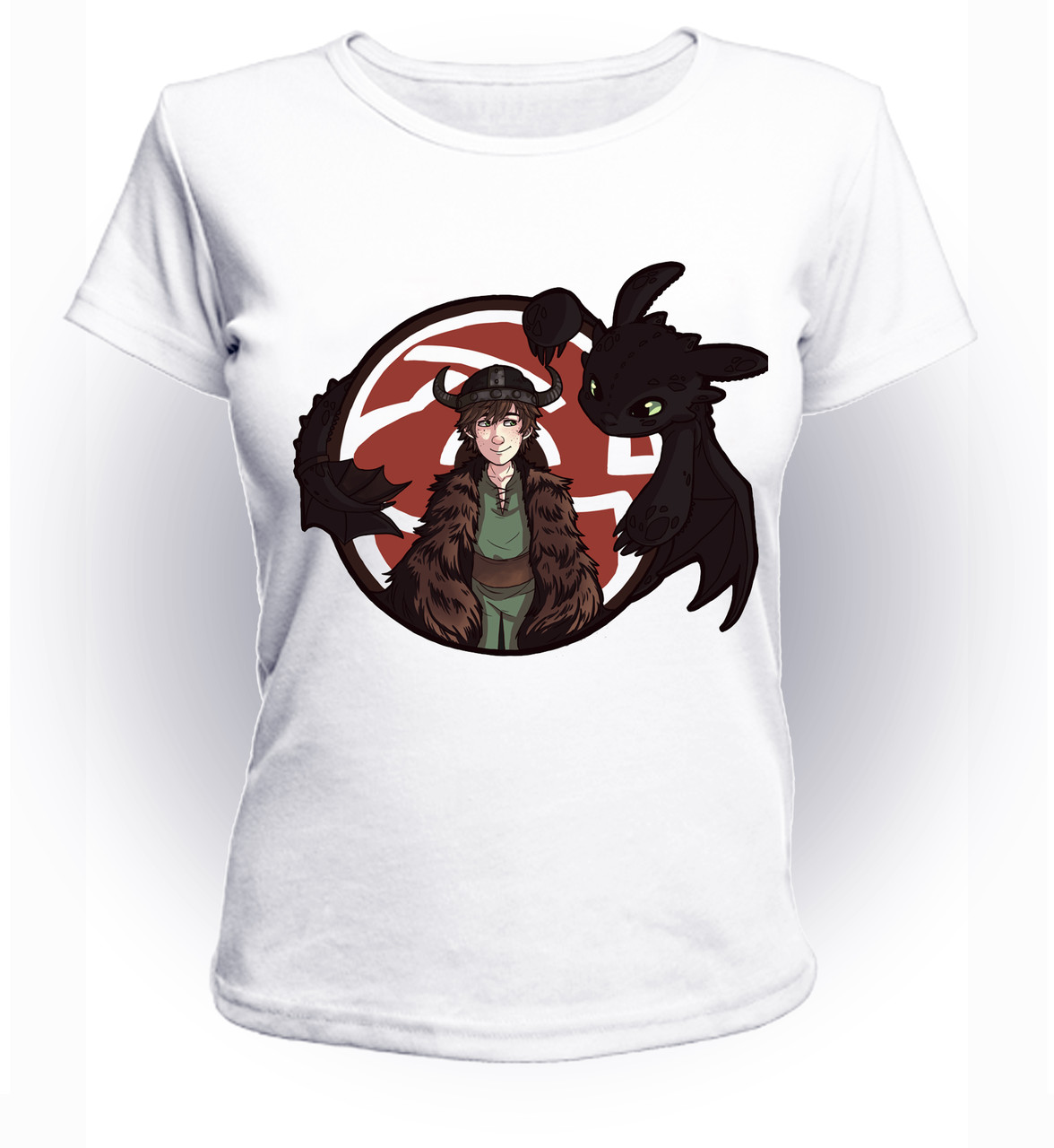 

Футболка GeekLand Как Приручить Дракона How to train your dragon Друзья TD.01.011 (FU21TD.01.011/girl-146)