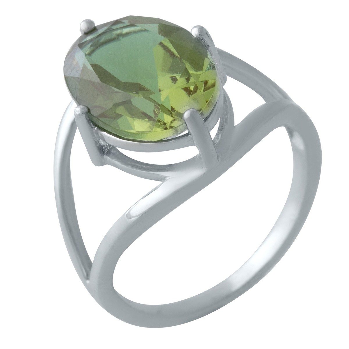 

Серебряное кольцо LAMIA с Султанит султанитом 5.475ct 19 размер