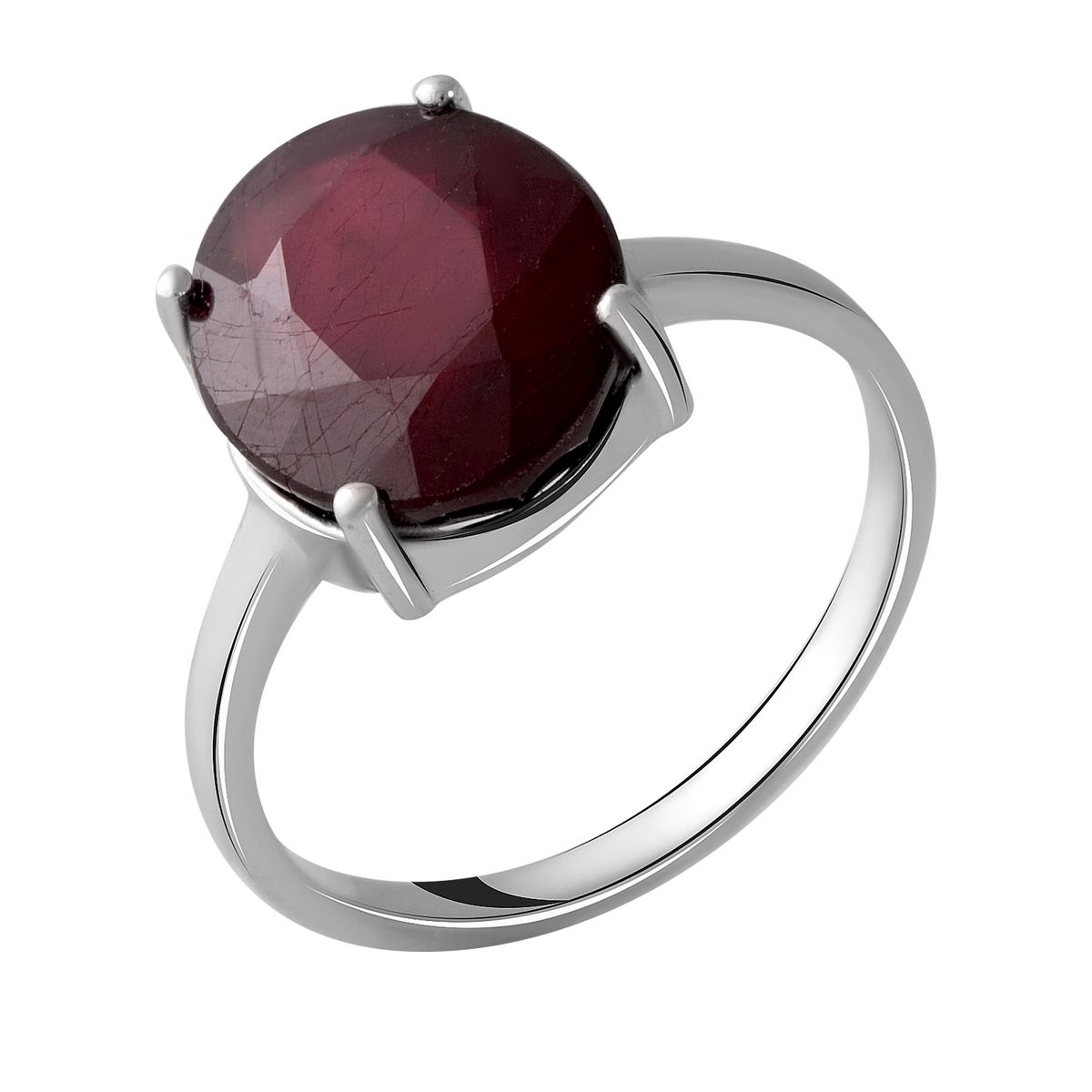 

Серебряное кольцо LAMIA с натуральным рубином 7.125ct 16.5 размер