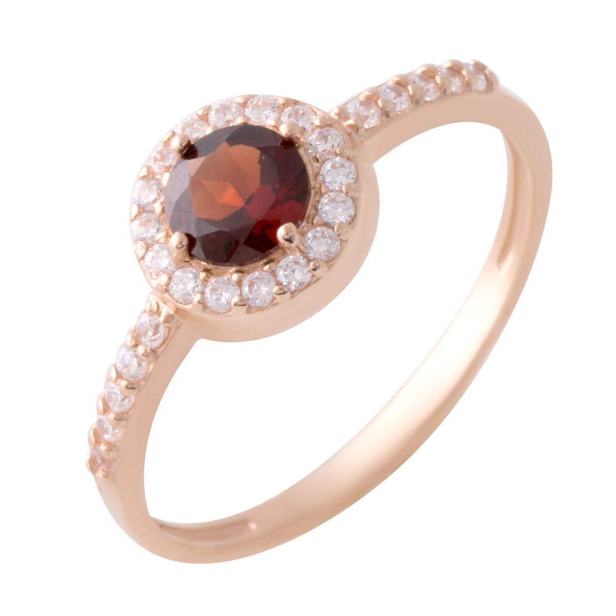 

Золотое кольцо LAMIA с натуральным гранатом 0.6ct 17.5 размер