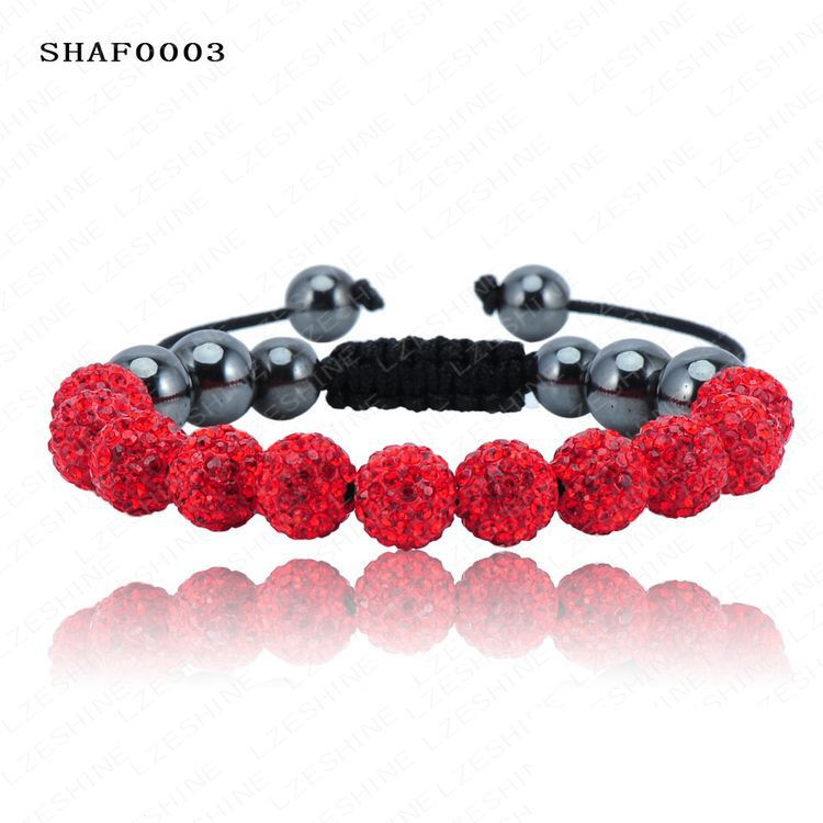 

Браслет женский Шамбала SHAF0003 red (красный)