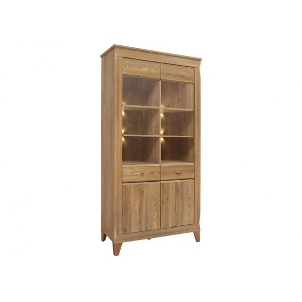 

Витрина сервант четырехдверная REG2W2D из ДСП Bergen BRW (Black Red White) Польша