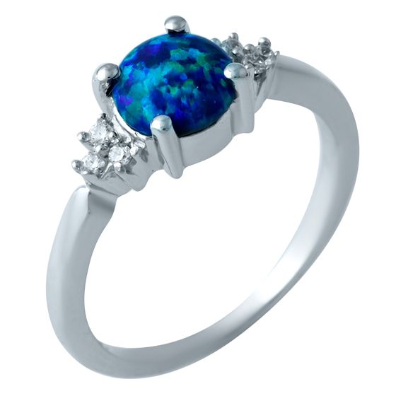 

Серебряное кольцо LAMIA с опалом 0.705ct 17 размер