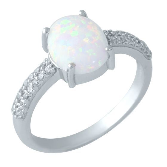

Серебряное кольцо LAMIA с опалом 1.365ct 18 размер
