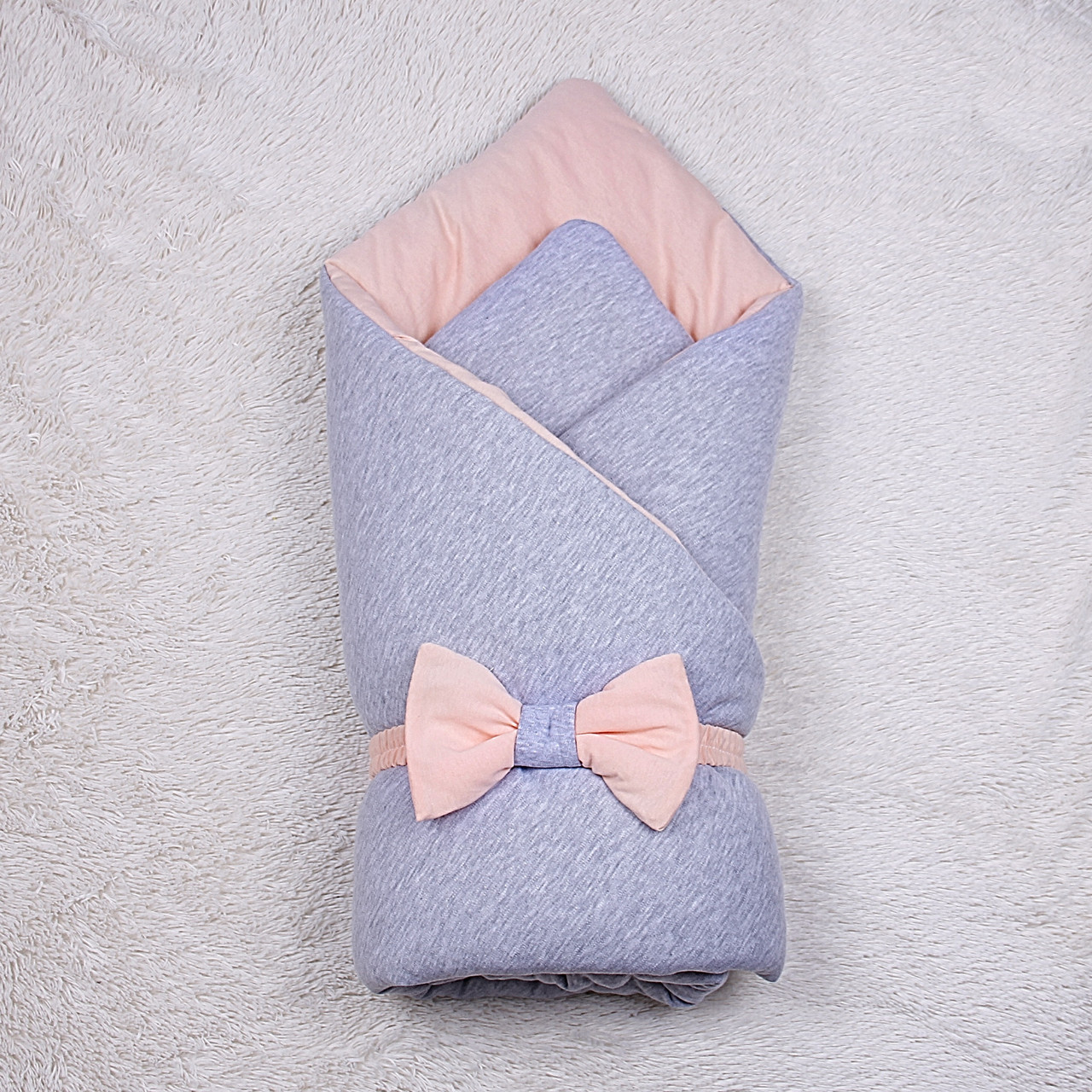 

Весенний конверт одеяло на выписку Brilliant Baby Mini 90х90 см Серый