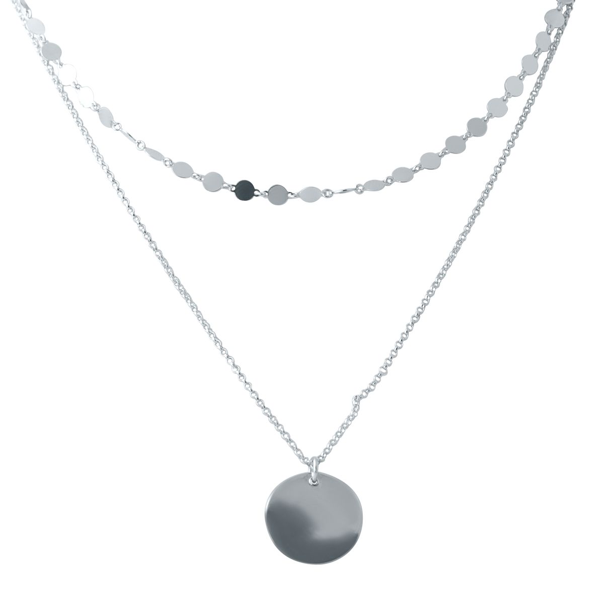

Серебряное колье LAMIA без камней 450 размер