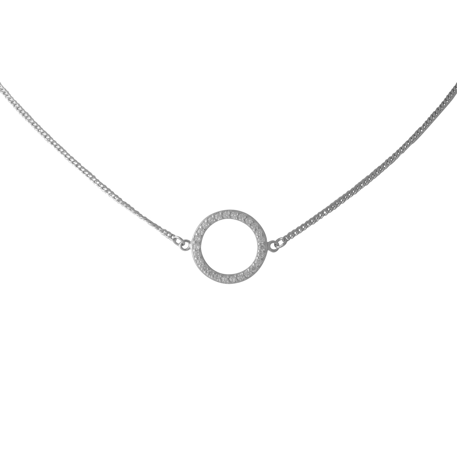 

Серебряное колье LAMIA с фианитами 350400 размер