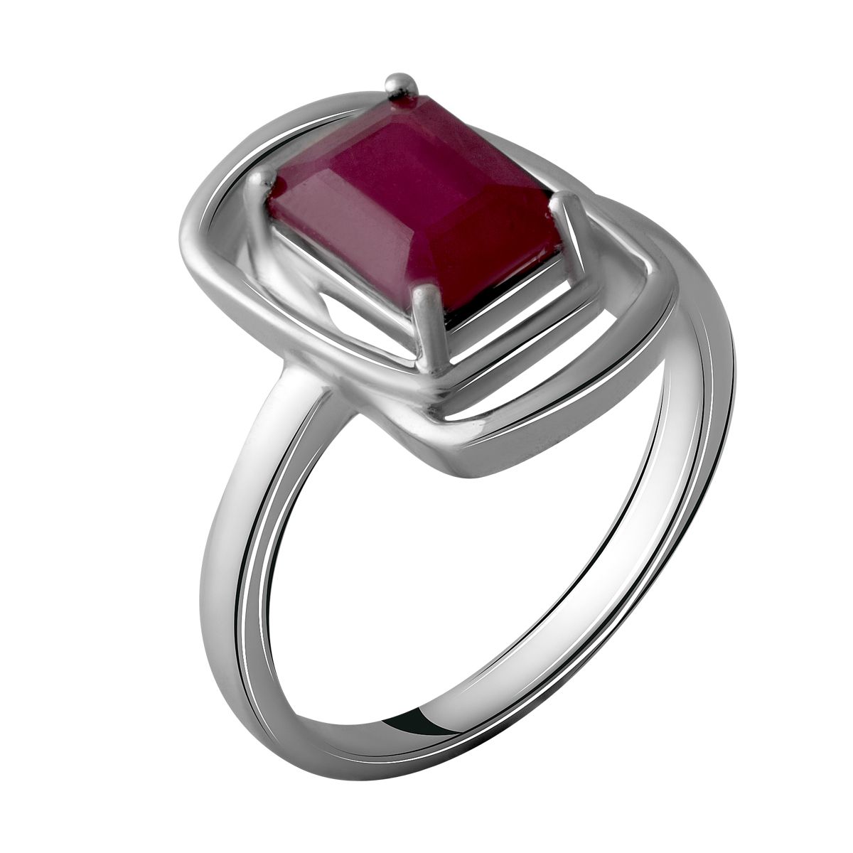 

Серебряное кольцо LAMIA с натуральным рубином 2.25ct 18.5 размер