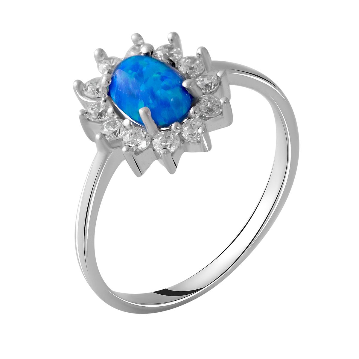 

Серебряное кольцо LAMIA с опалом 1.27ct 18 размер