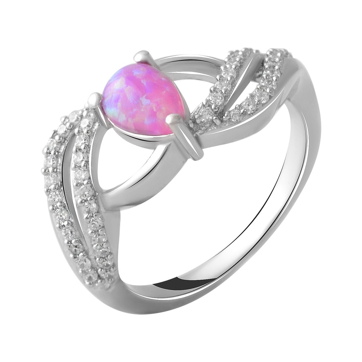

Серебряное кольцо LAMIA с опалом 0.92ct 17.5 размер