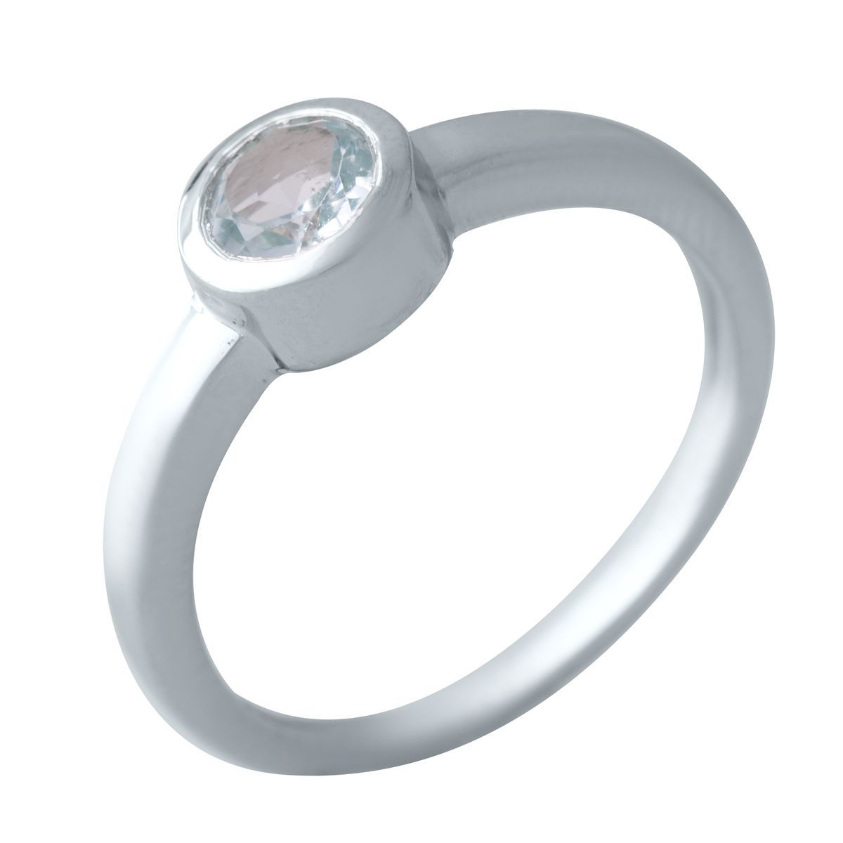 

Серебряное кольцо LAMIA с натуральным топазом 1ct 17 размер