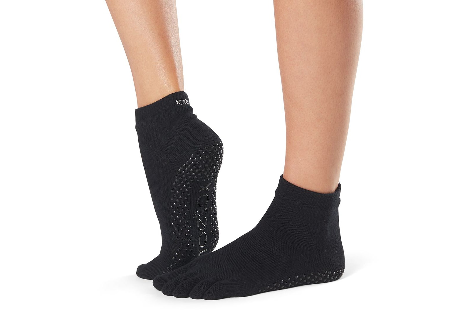 

Носки ToeSox Grip Full Toe Ankle Black M (39-42.5)