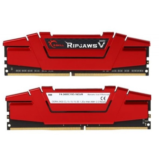 

Модуль памяти G.Skill RipjawsV DDR4 2x8GB (F4-2400C15D-16GVR) (F00148490)