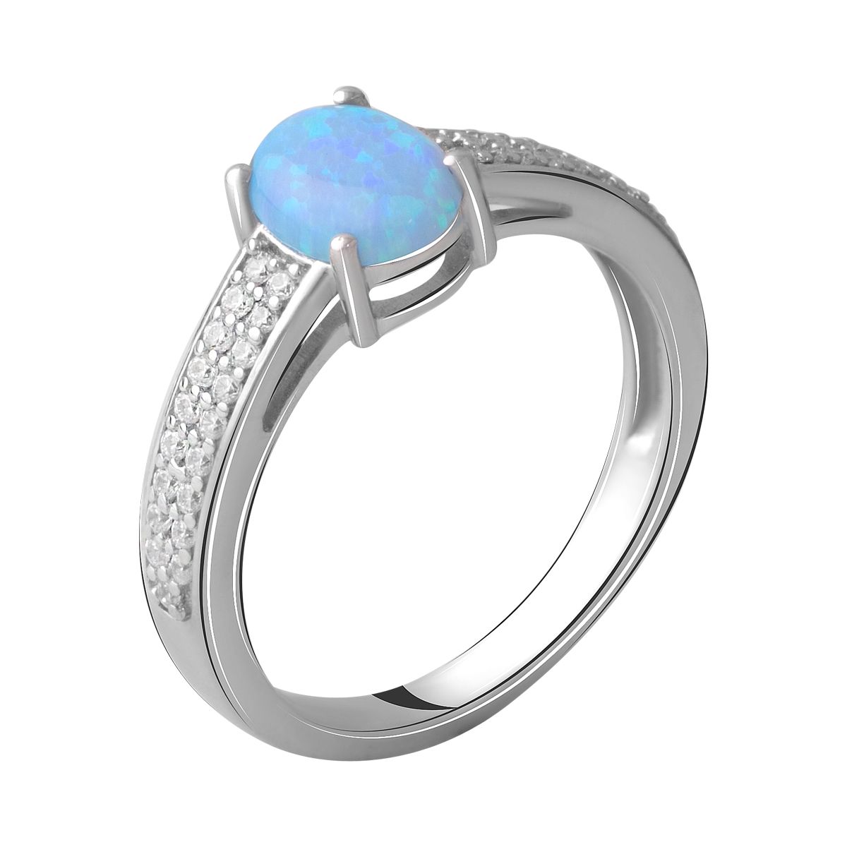 

Серебряное кольцо LAMIA с опалом 1.131ct 18 размер