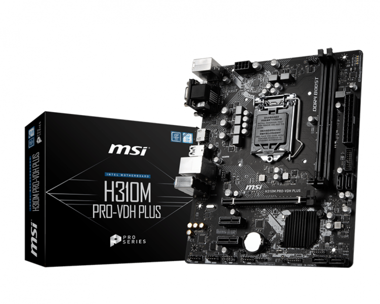 

Материнская плата MSI H310M PRO-VDH Plus (F00172012)