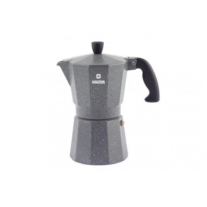 

Гейзерная алюминиевая кофеварка 6 чашек Vinzer Granito VZ 89398