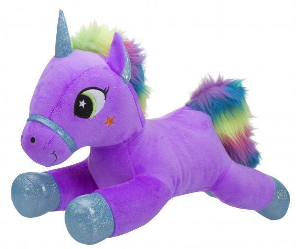 

Мягкая игрушка Toy World Единорог Лиловый с радужной гривой 20 см (5234)