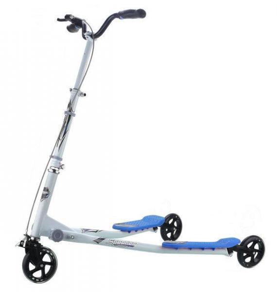 

Самокат трехколесный GO Travel Speeder Большой Серебристо-голубой (LS-302(L)SB)