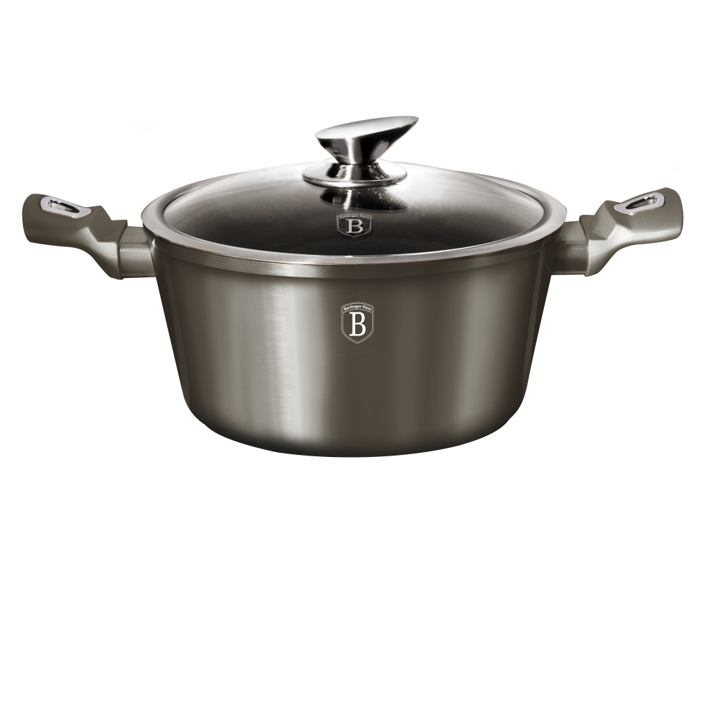 

Кастрюля Berlinger Haus Carbon Metallic Line D28 см 6 л Алюминий BH-1236N