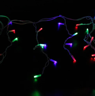 

Гирлянда Xmas LED 120 3.3 Line Short curtain (Сосульки/Бахрома) M-1 RGB 5 м Ул.+соед Белый (7234)