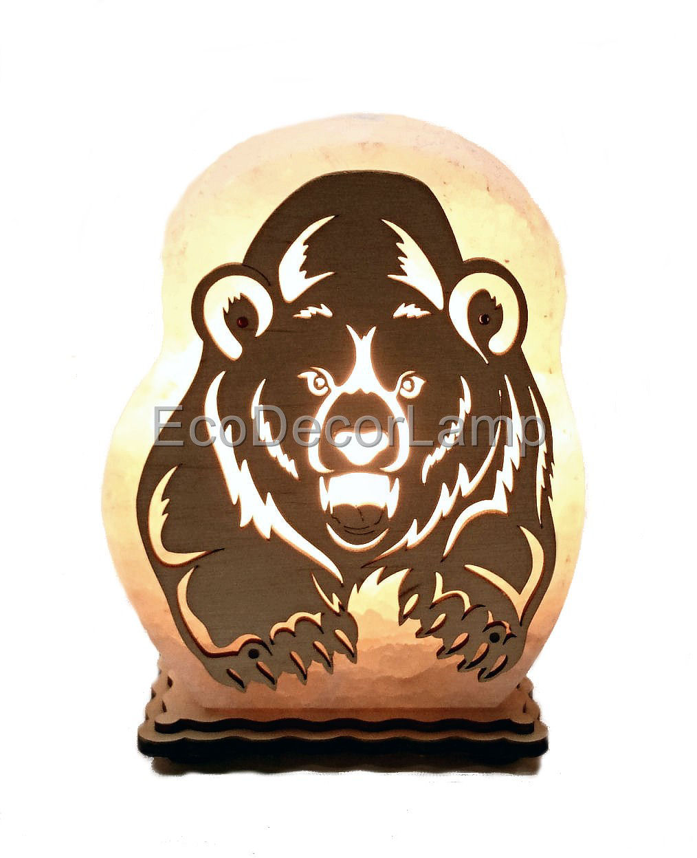 

Соляной светильник EcoDecorLamp Мишка злой