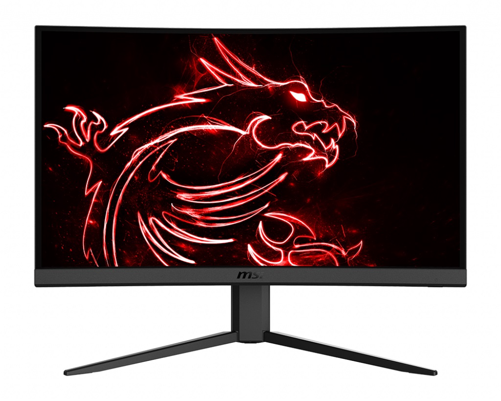 

Монитор MSI 23.6" Optix G24C4 VA Black Curved; 1920x1080 (144 Гц), 250 кд/м2, 1 мс, DisplayPort, 2хHDMI