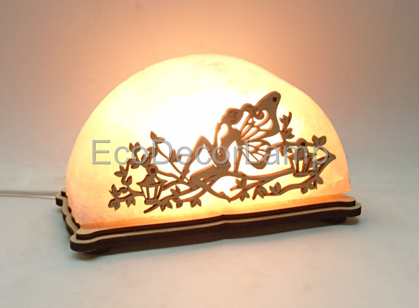 

Соляная лампа EcoDecorLamp полукруг Фея