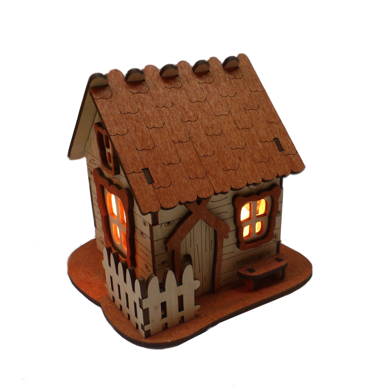 

Соляной светильник EcoDecorLamp Домик 1