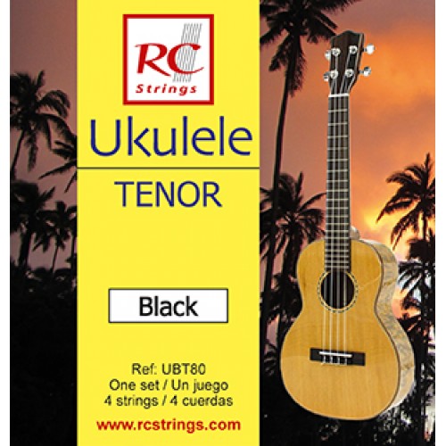 

Струни для укулеле Royal Classics UBT80 Ukelele Black Tenor (29-14-3-10)
