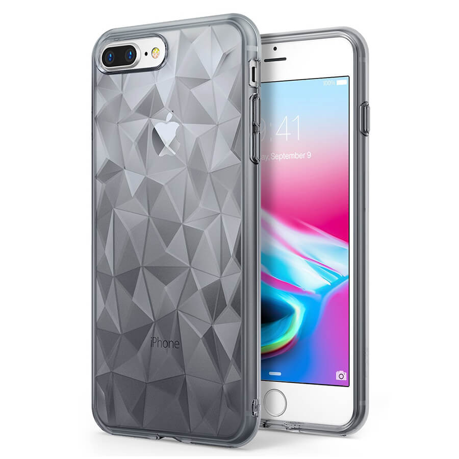 

Бронированный противоударный силиконовый чехол Ringke Air Prism для Apple iPhone 7plus/8 plus (5.5") Черный / Smoke black Без бренда