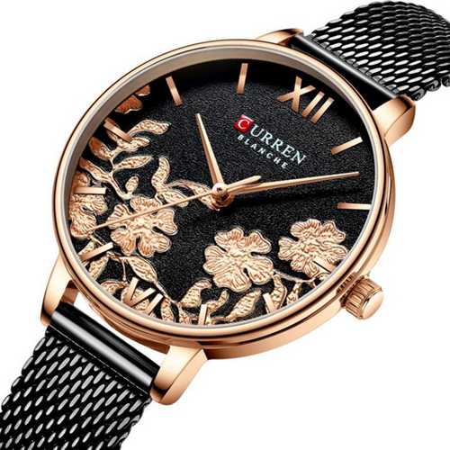 

Женские наручные часы Curren 9065 Black-Cuprum
