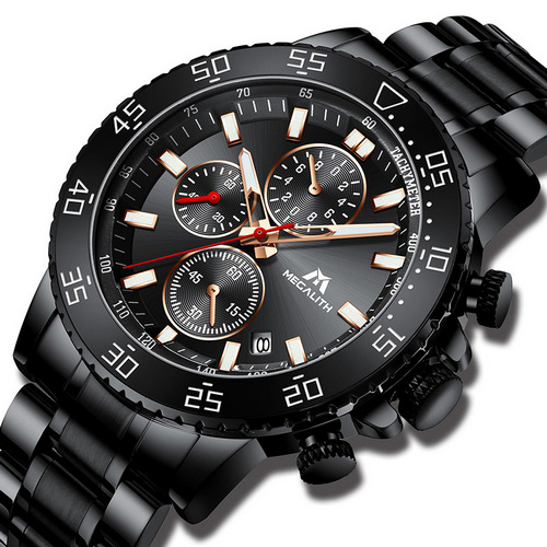 

Мужские наручные часы Megalith 8087M All Black