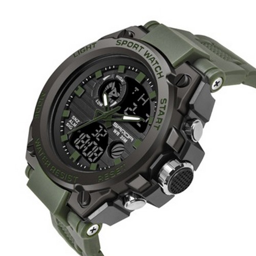 

Мужские наручные часы Sanda 739 Green-Black